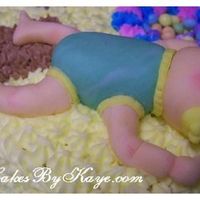 Rockin Chairs Rockin Babies Baby Shower Cake "baby I Made" Here is a picture of the Baby I made totally from Fondant!This was one of my First "People" I have made from Fondant! It was so...