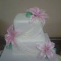 Tiger Lilly Wedding Cake 