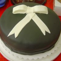 Black With White Bow I did this to test techniques and recipes. Groom approved it. Bride picked out design but wanted it to be surprise for the wedding. So I...