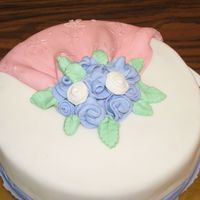 First Fondant Real Cake This Time 