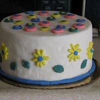 Another View Of Fondant Dummy Cake 