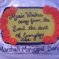 Cake For Ice Cream Social So this was not the original cake I had planned..The roses ended up being plan B...but I just learned how to make roses last Tuesday, so I...