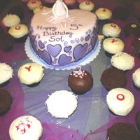 Angelina Ballerina Cake This is a 3 layer chocolate cake with buttercream icing and mm fondant. The angelina is made of gumpaste, this was the first time I ever...