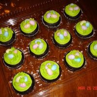 Easter Cuppies I made these for my littlest DD's preschool. So super easy!