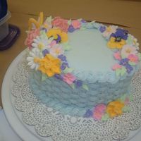 Course 2 Final Cake This is my daughters final cake for course 2. Her Uncle and Aunt were so excited to be given this cake. It was french vanilla cake with...