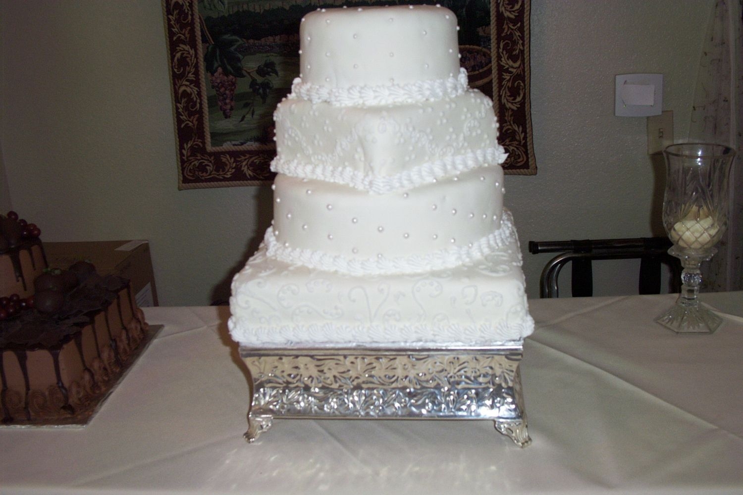 First Mmf Cake Cake done for a family friend. I was very happy with how it turned out. Red Velvette cake with buttercream filling. Plenty of simple syrup...