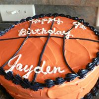 Basketball Cake 