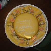 Hat Cake My Aunt Thelma's 93rd birthday cake. Inspired by Sylvia Coward - fondant with gumpaste flowers.