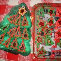 Christmas Cookies Made these for the first time about 35 years ago, inspired by McCalls or BetterHouseKeeping. Basic sugar cookie, cut out the centers using...