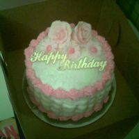 This Is My First Real Cake For My Mil's Bday 