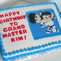 Kung Fu Bday Cake 