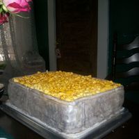 Mac N' Cheese Cake Mac n cheese cake for my cousin fifthy birthday , it's his favorite meal. The cake is life size everyone thought it was real, the...