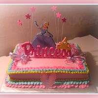 Princess Minddy Butter cake, BC frosting, pineapple filling