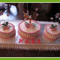 Tinkerbell I made this cake for my little niece. Chocolate cake with chocolate ganache, Tinkerbell decoration.