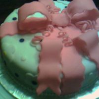 Course 3 Fondant Gift Cake First time with fondant