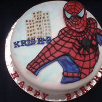 Spiderman Cake Krish 2 in line with Spiderman 2