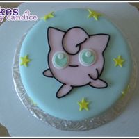 Jigglypuff All fondant work. And this was a last minute job too! I cut out the basic shape and then added the other details afterwards. For the border...