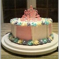 Jaylyns_Cake.jpg I made this cake for my niece. I used the tiara pattern from this site and traced it with royal icing. Everything else is done with colored...