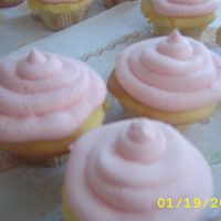 Simple Cupcakes Simple yellow cake cupcakes with strawberry flavored buttercream. Actual date- 3/15/07