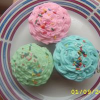 Colorful Cupcakes Cupcakes made for my daughter's class on her 8th birthday.