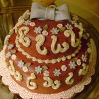 Blue Bow Simple but sweet :-) I love any cake that I get to put a bow on! Thanks for looking!