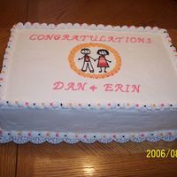 Engagement Party This was a very heavy cake. The first cake I ever did that was for a function.