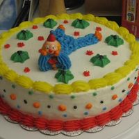 My 2Nd Cake This is the clown cake I made in course 1, class 2. I really loved making the clowns.