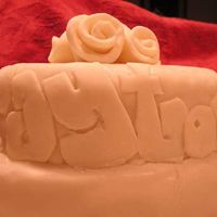 Grafitti Wedding Cake I am practicing for my son's wedding in August 2008. He used to be in a hip hop band and likes graffiti. On this practice cake, I...