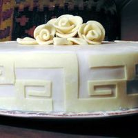 Knitting Pattern 2 This chocolate modeling clay was made with real Guittard white chocolate which made a beautiful soft mellow yellow design.