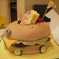 Spongebob - The Movie Another view. My son loved this cake!