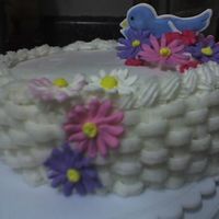 Course 2 Cake This is my Course 2 cake, I had way to much going on when taking this class, I wish my cake came out better........