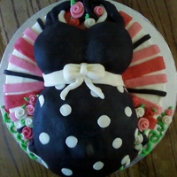 Baby Bump Another baby bump cake. It seems everytime I make one of these cakes the mom-to-be is wearing a dress that matches at her baby shower. TFL...