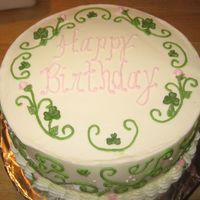 St. Pat's Birthday All BC. Shamrocks in RI. For my Irish mother-in-law's birthday close to St. Pat's.