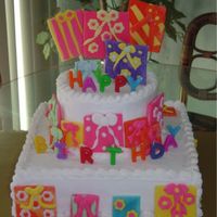 Presents And Gifts this was my daughter's 12th birthday cake.