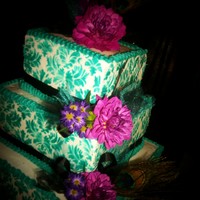 Teal And Black Wedding 