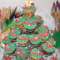 Christmas Cupcake Tree 