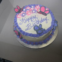 Butterfly Birthday Cake This was a cake for an elderly woman that was friends with a co-worker of mine. She loved flowers and gardens and butterflies, so I...