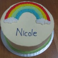 Wilton Course 1 Rainbow Cake 
