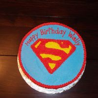 Superman All BC - superman cake for my father in law.
