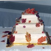 Fall_Leaves.jpg I made the leaves out of gumpaste which I colored brown, yellow, orange, and pink. After letting them dry I brushed them with different...