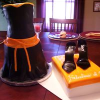 Fashion Made for a 'Sex in the City' themed party. The party was the weekend of Halloween, hence, the colors. First time making a dress...