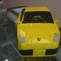 Lamborghini Gallardo Lamborghini car cake for display in a Car & Bike Show. Carved from a 1/4 sheet cake, cut in half and stacked. I'm still waiting on...