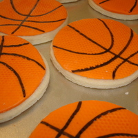 Basketball Cookies NFSC Buttercream flavored MMF, used the ball texture set and an icing marker for the black. First time trying this with cookies I really...