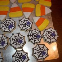 A Few Other Halloween Cookies These were my first efforts at icing this type of cookie. Lots of fun.