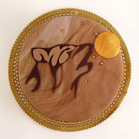 New Moon Howling Wolf I made this cake for a good friend of mine for her birthday over the summer. In honor of Stephenie Meyer's New Moon and Chris Weitz&#...