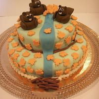 Canada Cake Canada Cake - all fondant, including Beavers and maple leaves.