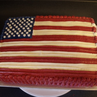 Flag Cake Thanks for looking. Really simple last minute Memorial Day cake.