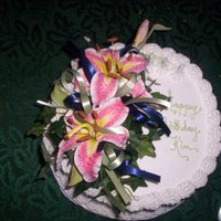 Stargazer Lillies Gumpaste stargazers. Iced B/C