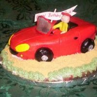 Car Cake Car Cake with BC and fondant