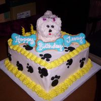 Puppy Cake Cupcake Puppy and cookie bones